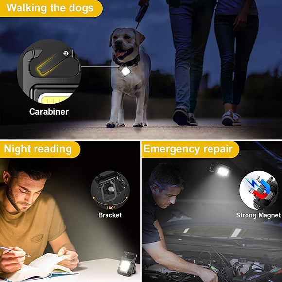 COB Rechargeable Keychain Light