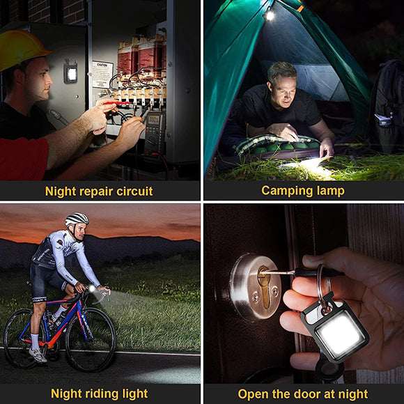 COB Rechargeable Keychain Light