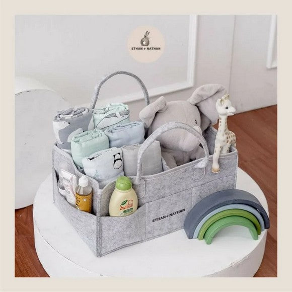 Caddy Organiser – Sturdy 3mm Thick Portable Baby Diaper Bag For Storage