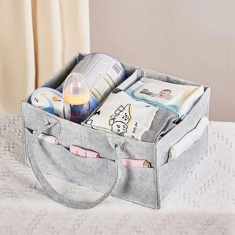 Caddy Organiser – Sturdy 3mm Thick Portable Baby Diaper Bag For Storage