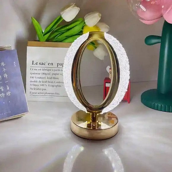 Crystal Oval Night Lamp