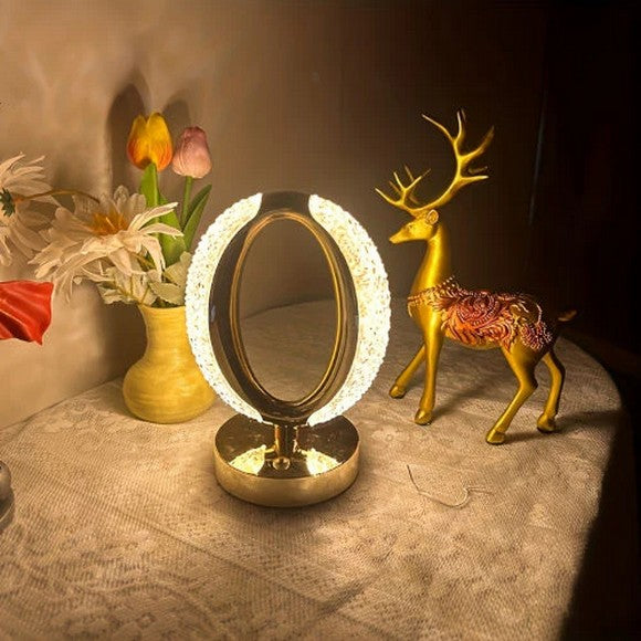 Crystal Oval Night Lamp