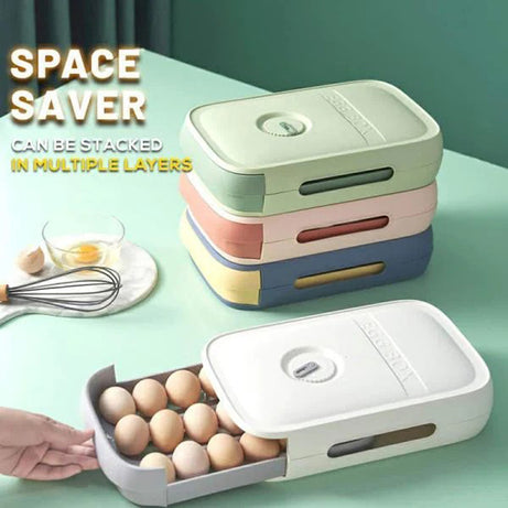 Drawer Type Egg Storage Box with Lid