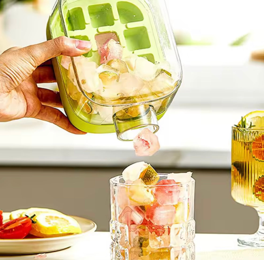 2 In 1 Ice Maker Ice Cube Bottle