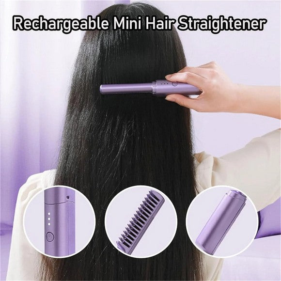 Electric Hot Comb – 3 Temps Hair Straightener Brush