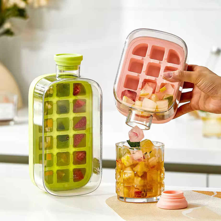 2 In 1 Ice Maker Ice Cube Bottle