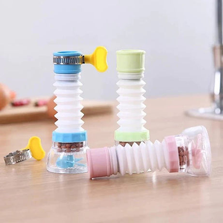 Pack of 2 Fan Faucet With Clip 360 Adjustable Flexible Kitchen Faucet Tap Water Filter