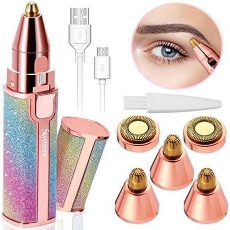 Flawless 2in1 Eyebrow Trimmer And Hair Remover For Women