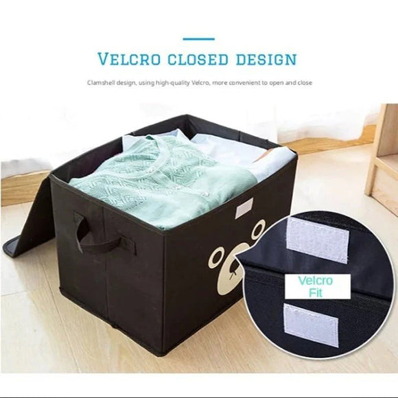 Pack of 2 Foldable Panda Storage Box