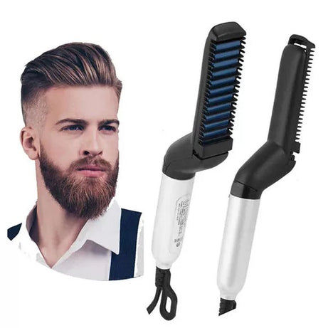 Hair And Beard Straightener Modelling Comb Ceramic-Iron Beard Comb