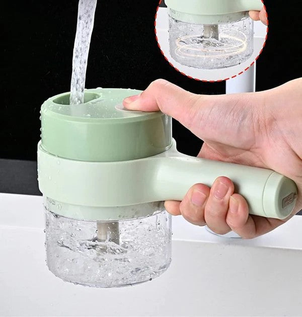 Handheld Electric Chopper Vegetable Cutter Set Food Chopper Multifunction
