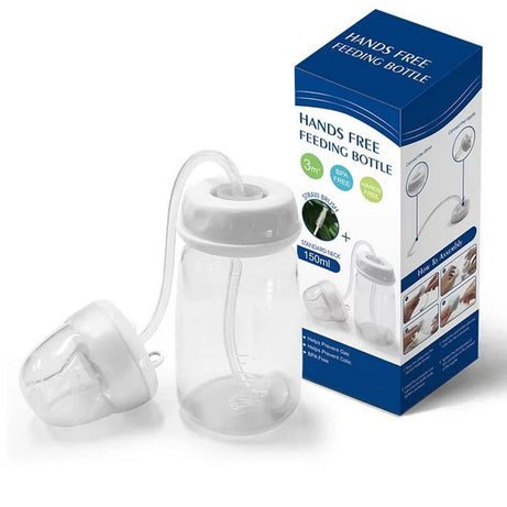 Hands-Free Baby Milk Feeding Bottle