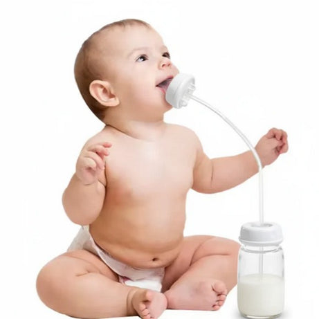 Hands-Free Baby Milk Feeding Bottle