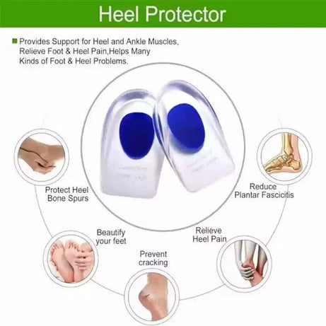 Heel Cups for Heel Pain Silicone