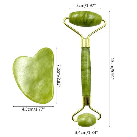 Jade Roller Gua Sha Set