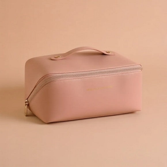 Leather Makeup Bag