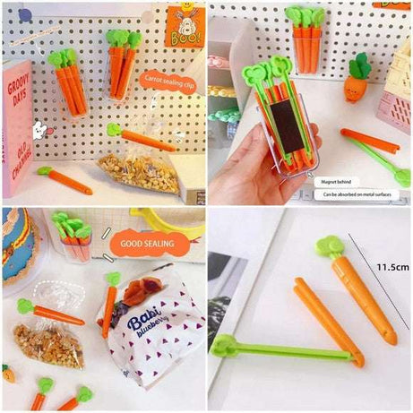 Magnetic Carrots Sealing Clip (Pack of 10)