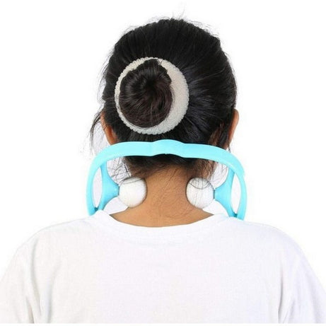 Manual Neck Massager Roller For Shoulder