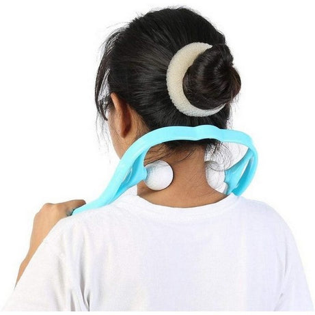 Manual Neck Massager Roller For Shoulder