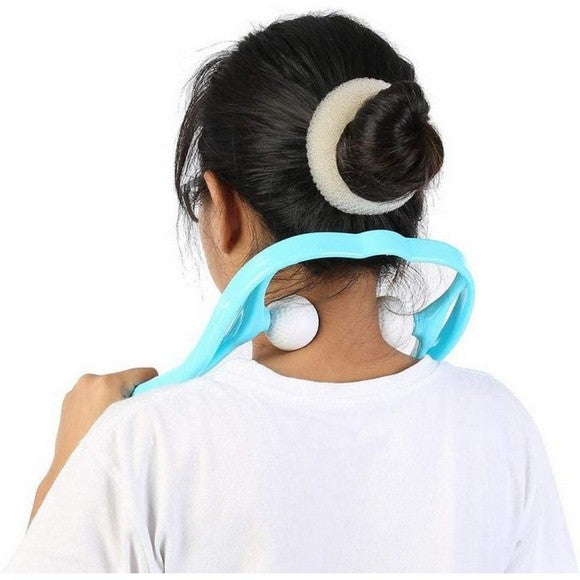 Manual Neck Massager Roller For Shoulder