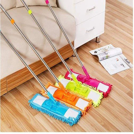 Microfiber Flat Mop With Long Handle