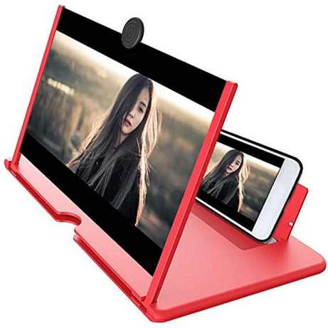 Mobile Phone Screen Magnifier Amplifier with Holder Stand