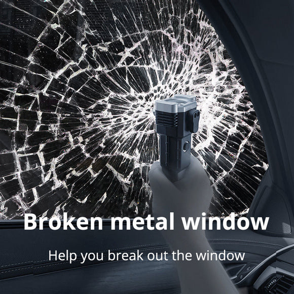 Multi-Function Emergency Hammer Flashlight