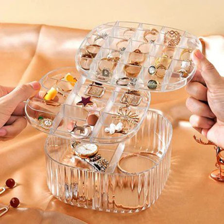 Multi Compartment Jewelry Box