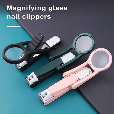 Nail Cutter with Magnifying Glass