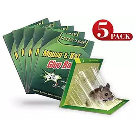 (Pack of 5) Mouse And Rat Glue Trap Board