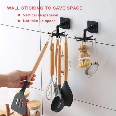 (Pack of 2) Spoon Rotating Hook
