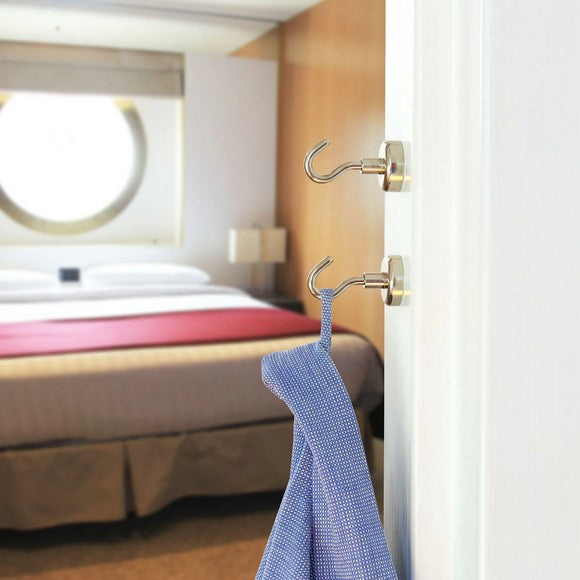 (Pack of 4) Cruise Cabin Magnetic Hooks