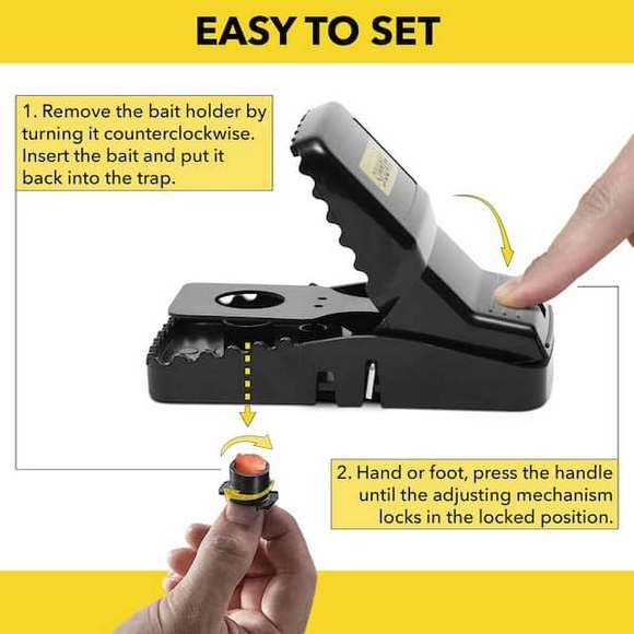 Plastic Mouse Trap Rat Catcher