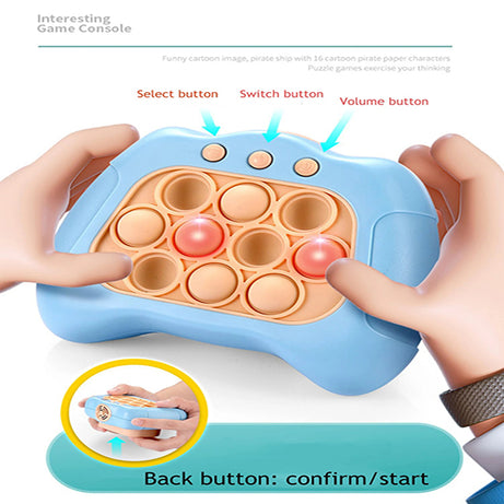 Pop It Quick Push Game Console