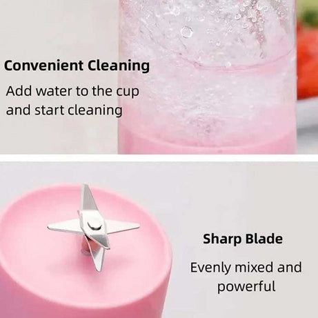 Portable Smoothie Blender – Electric Juicer | Mini Handheld Rechargeable Mixer