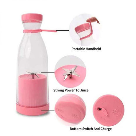 Portable Smoothie Blender – Electric Juicer | Mini Handheld Rechargeable Mixer
