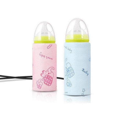 Portable USB Baby Bottle Warmer - Travel Milk Warmer Baby Feeding Bottle Warmer
