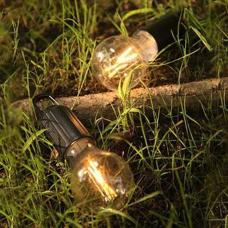 Rechargeable Hanging Bulb Light With 3 Modes
