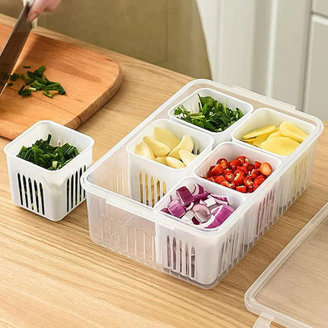 Refrigerator Food Fresh Box 6-In-1