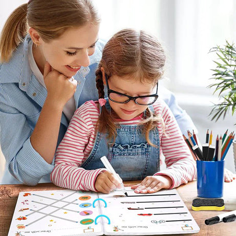 Reuseable Activity Book 64 Pcs