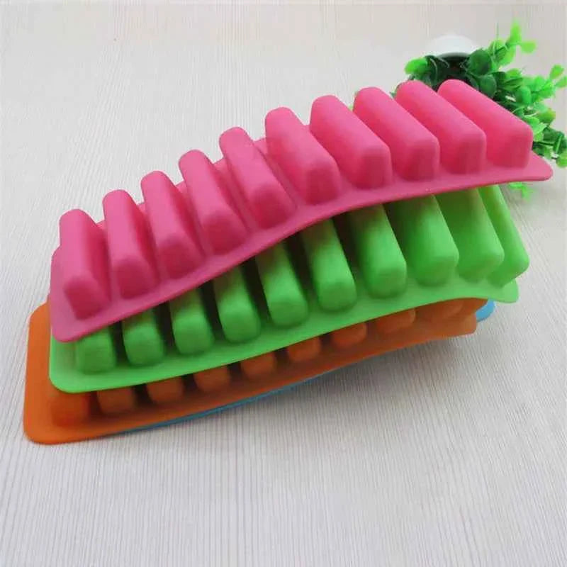 Silicone Ice Cube Tray for Perfectly Shaped Ice Cubes