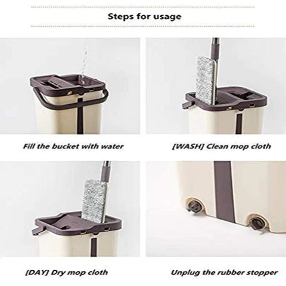 Scratch Flat Mop Self Wash and Squeeze
