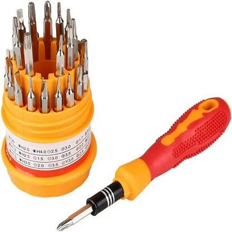 Screwdriver Set, Steel 31 in 1 with 30 Screwdriver Bits, Professional Magnetic Driver Set
