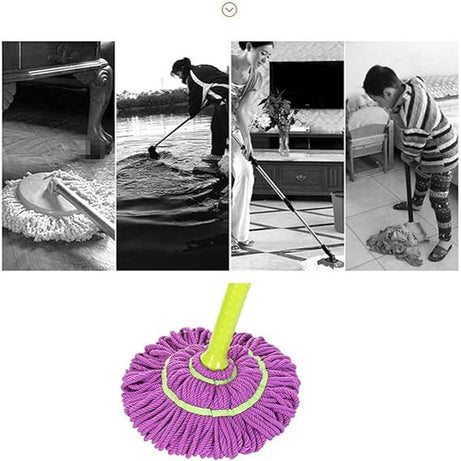Self Wringing Twist Mop, Microfiber Squeeze Mop
