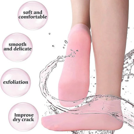 Silicon Moisturizing Gel Socks