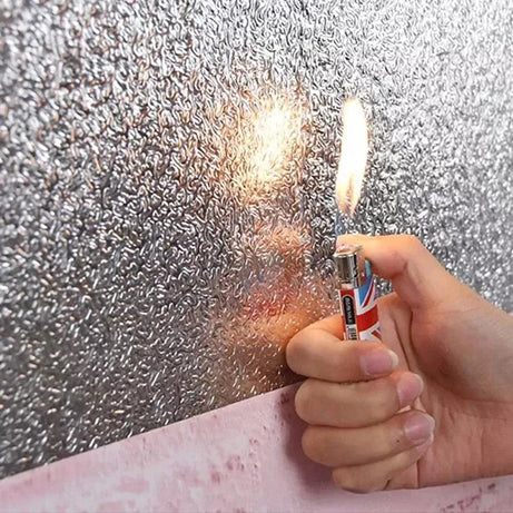 (Pack Of 3) Silver Aluminium Kitchen Self Adhesive Sheet 60*200cm