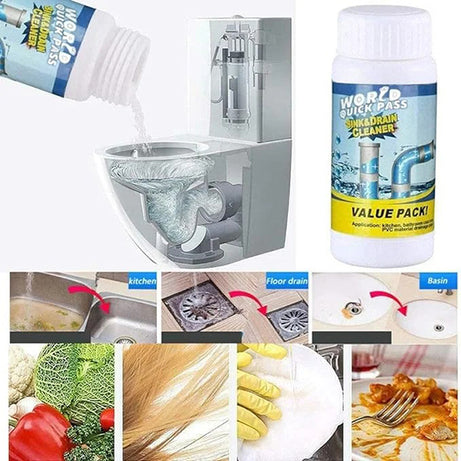 Sink and Drain Cleaner Chemical Powder
