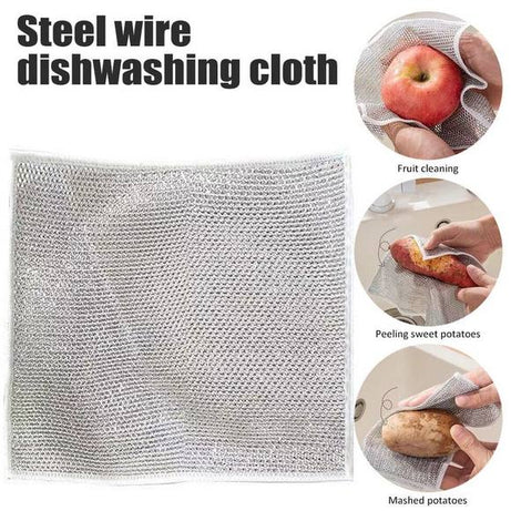 Steel Wire Dishwashing Cloth (Pack of 20)