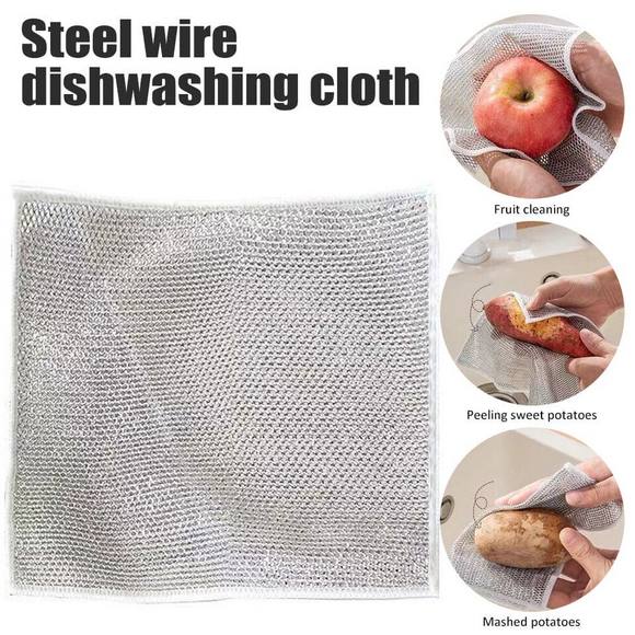 Steel Wire Dishwashing Cloth (Pack of 20)