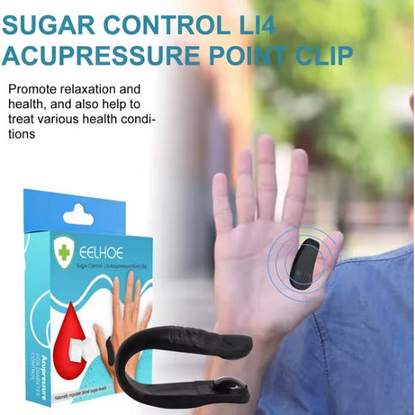Sugar Control Acupressure Point Clip, Diabetic Treatment Tool
